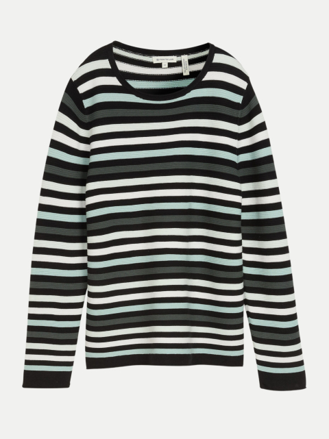 Tom Tailor Casual Strickpullover mit Streifenmuster bei Robert Ley