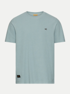 Camel Active T-shirt aus Baumwolle Aqua Blue-Aqua Blue bei Robert Ley