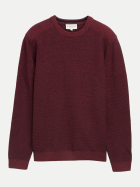 Tom Tailor Casual Basic Strickpullover 34249-red navy mouline bei Robert Ley
