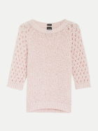 BOSS Black Strickpullover Fanuka 680-Light/Pastel Pink bei Robert Ley