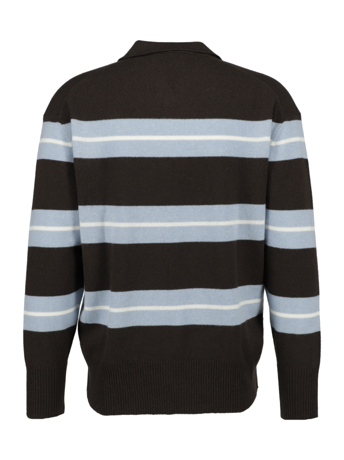 FTC Cashmere Polopullover mit Streifen bei Robert Ley