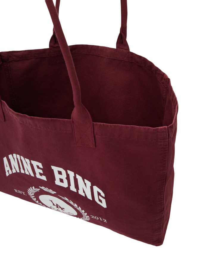 Anine Bing Canvas Tote Collegiate Leo bei Robert Ley