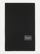 Marc O'Polo Strickschal mit Logo 990-black bei Robert Ley