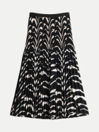 Opus Bedruckter Plisseerock Ribane 900-black bei Robert Ley