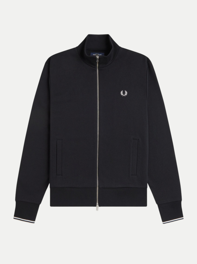 Fred Perry Sweatjacke mit Logo-Stickerei bei Robert Ley