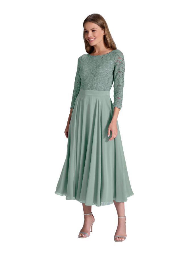 Swing Kleid aus Spitze und Chiffo bei Robert Ley