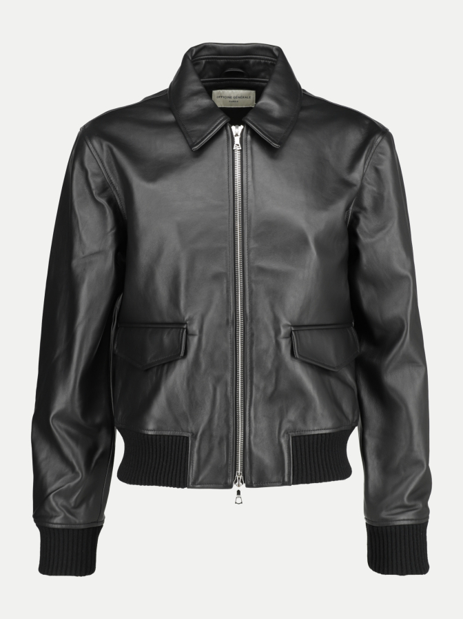 Officine Générale Lederjacke Conan bei Robert Ley