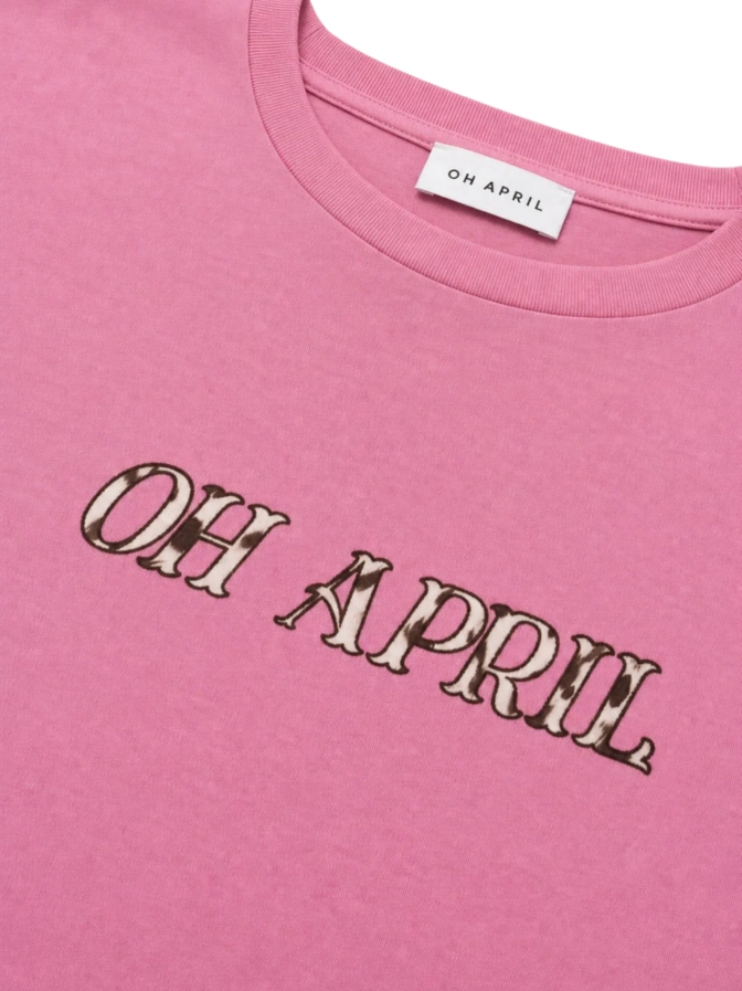 OH APRIL Boyfriend-Fit T-Shirt mit Cow-Print bei Robert Ley