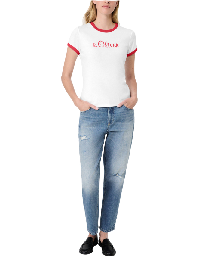 s.Oliver RED LABEL s.Oliver x Heidi Klum: T-Shirt mit Logo bei Robert Ley