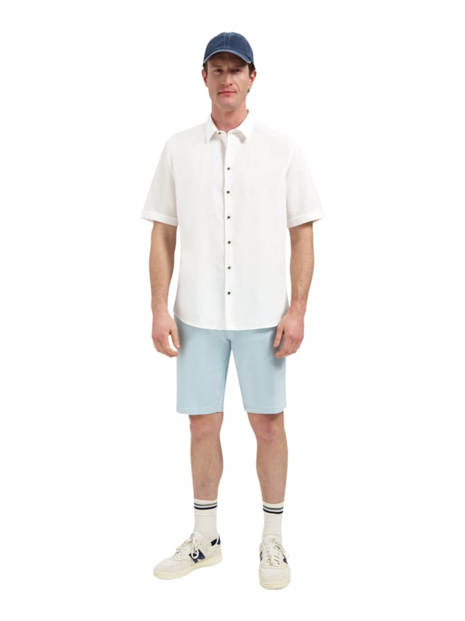 NO EXCESS Kurzarm-Hemd mit Leinen-Mix bei Robert Ley