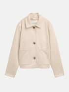 Tom Tailor Kunst-Wildlederjacke 29517-sand stone beige bei Robert Ley