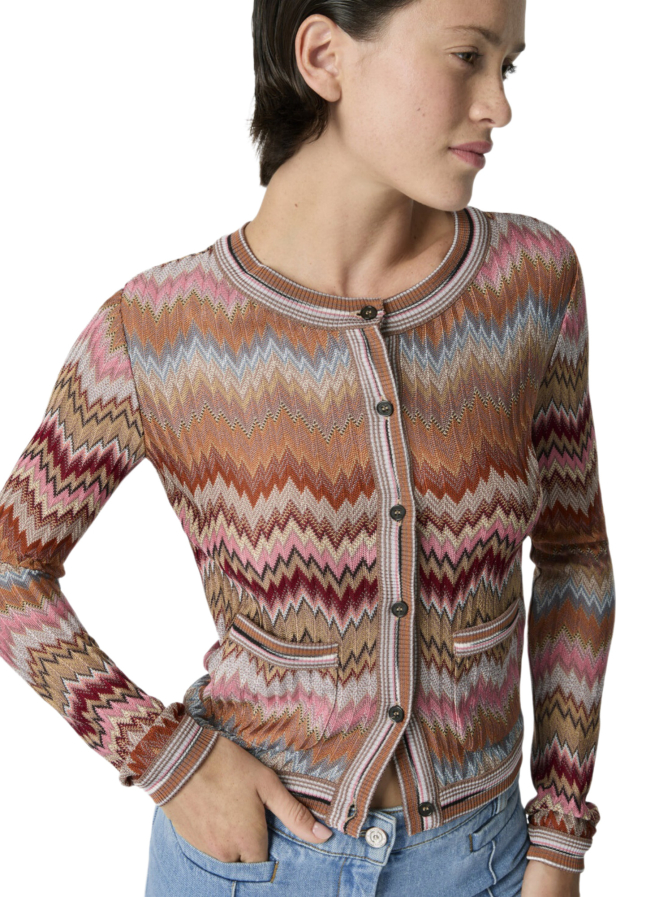 MISSONI Cardigan mit Snake-Chevron-Motiv bei Robert Ley