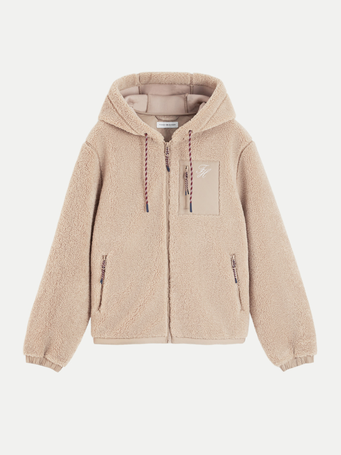 Tommy Hilfiger Kapuzenjacke aus Teddy-Fleece bei Robert Ley