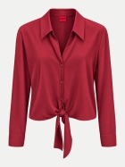 HUGO Knotenbluse Errika 643-Open Red bei Robert Ley