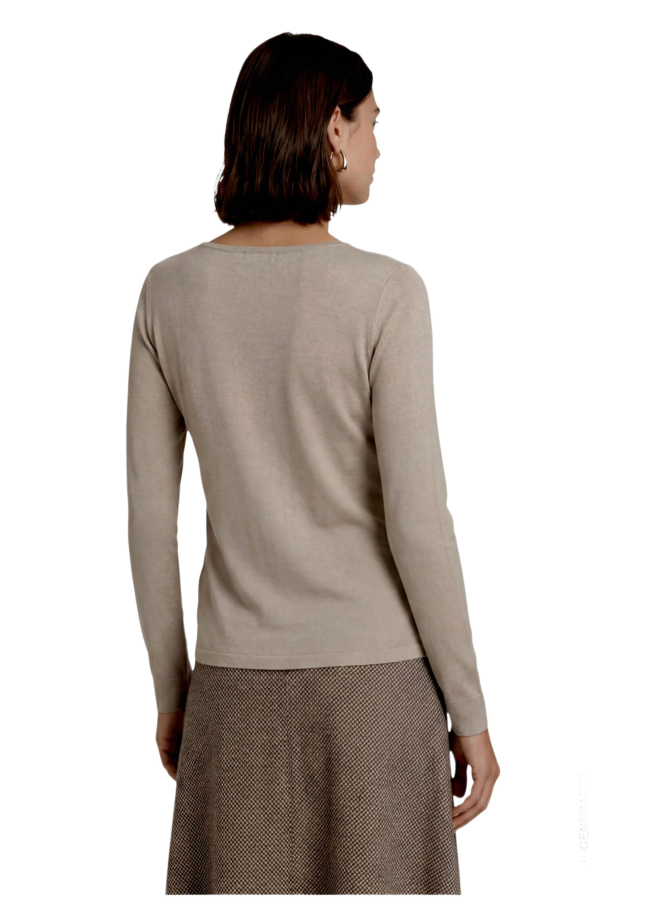 Zero Langarmshirt mit Rundhalsausschnitt bei Robert Ley