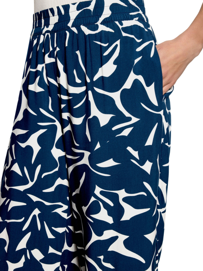 Zero Wide-Leg Hose mit Blumenmuster bei Robert Ley