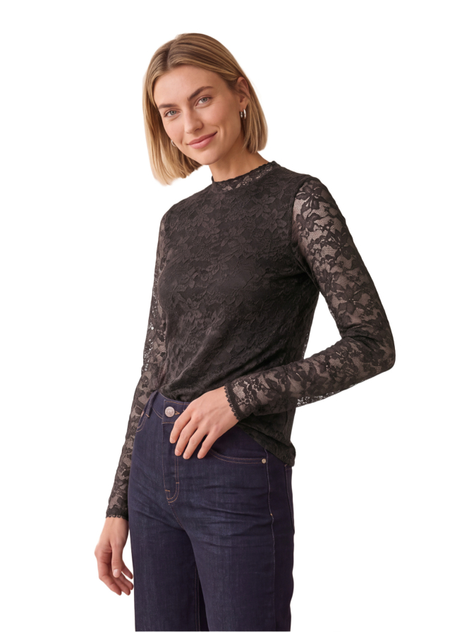 Street One Gemustertes Shirt mit Turtleneck bei Robert Ley