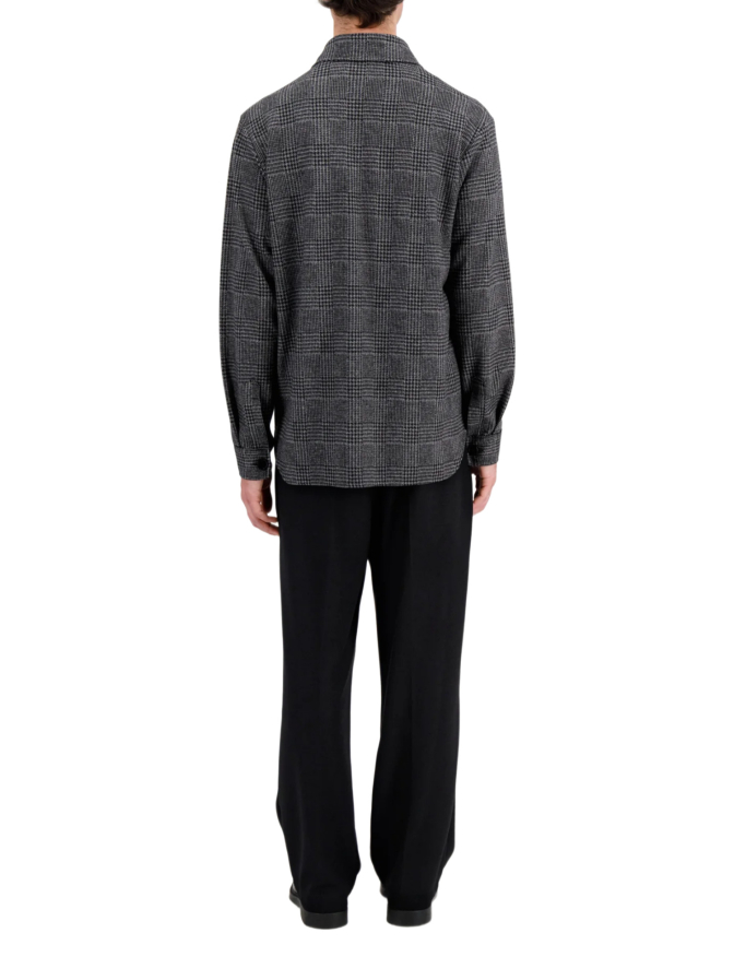 Harris Wharf London Hemdjacke im Salz- und Pfeffermuster bei Robert Ley