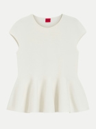 HUGO Strick-Top Siefata 127-Open White bei Robert Ley