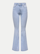 Only ONLBLUSH MD RETRO FLARED DNM DIA322 177934-Light Blue Denim bei Robert Ley