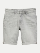 Tom Tailor Denim Straight-Fit Jeansshorts 10218-used light stone grey denim bei Robert Ley