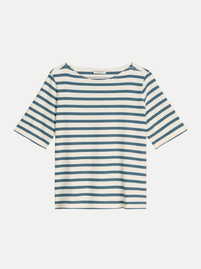 Marc O'Polo Jersey T-Shirt gestreift bei Robert Ley