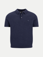 Fynch-Hatton Strickpoloshirt aus Wolle 690-navy bei Robert Ley