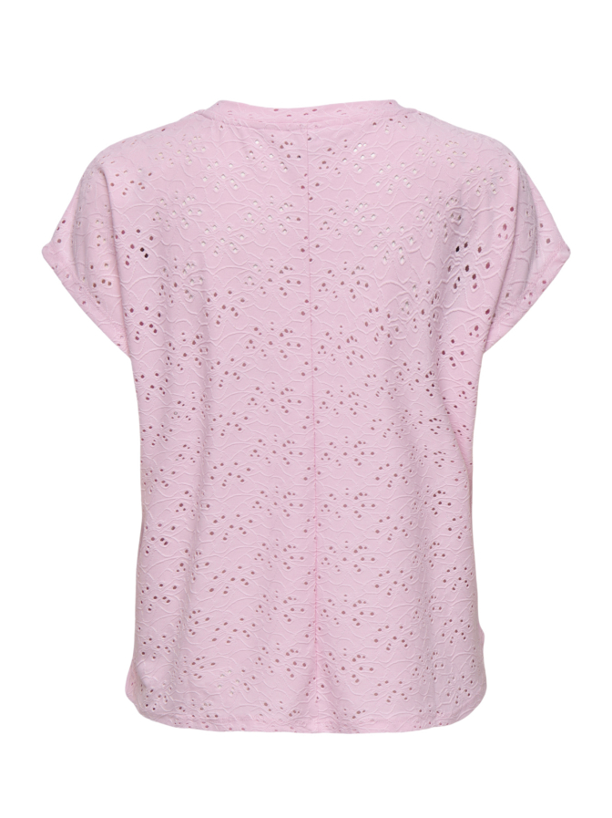 Only T-Shirt Onlsmilla mit Lochstickerei bei Robert Ley