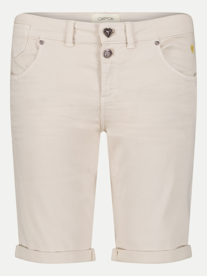 Cartoon Jeans-Bermudas mit Schmucksteinen bei Robert Ley