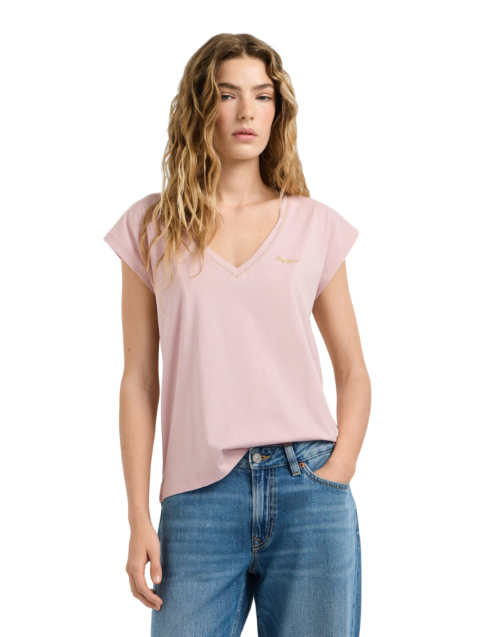 Pepe Jeans T-Shirt CLOE mit Logodruck bei Robert Ley