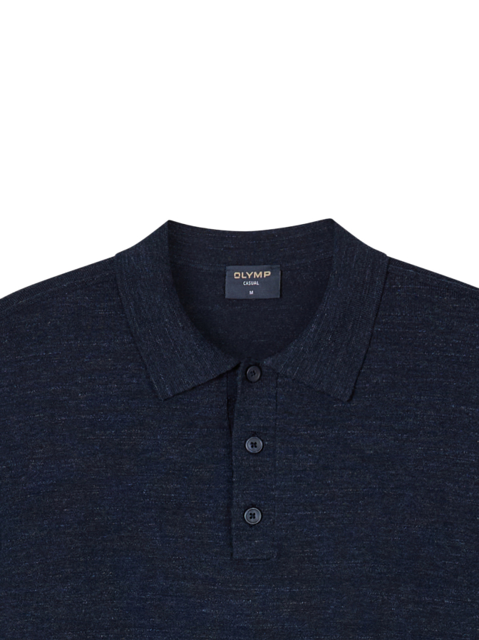 Olymp Strick- Poloshirt bei Robert Ley