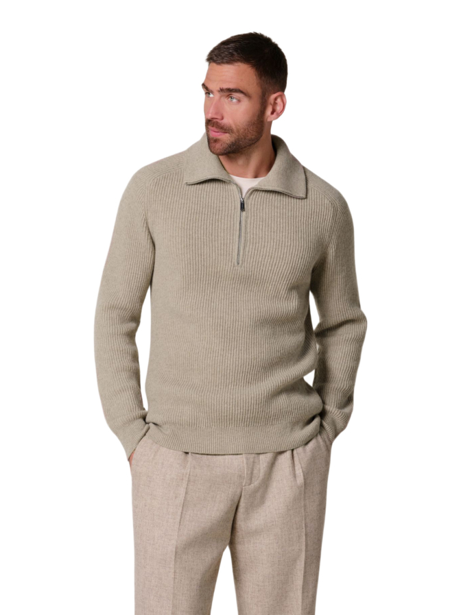 PROFUOMO Troyer Heavy Wolle Half-Zip bei Robert Ley