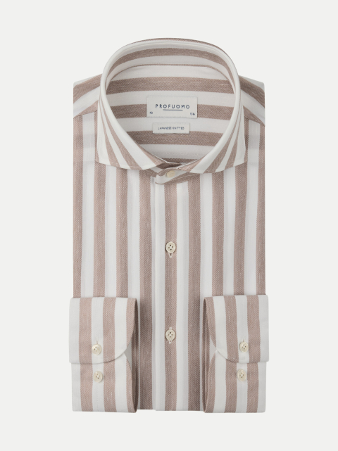PROFUOMO Slim-Fit Hemd mit Cutaway- Kragen bei Robert Ley