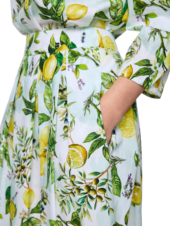 Marc Cain Rock mit Zitronenprint bei Robert Ley