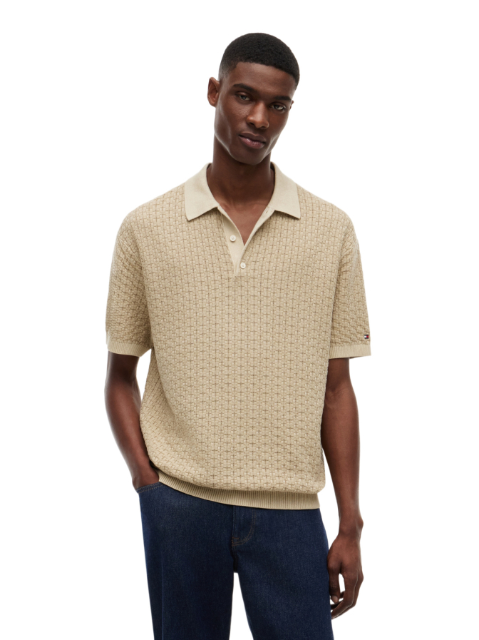 Tommy Hilfiger Poloshirt mit Struktur bei Robert Ley