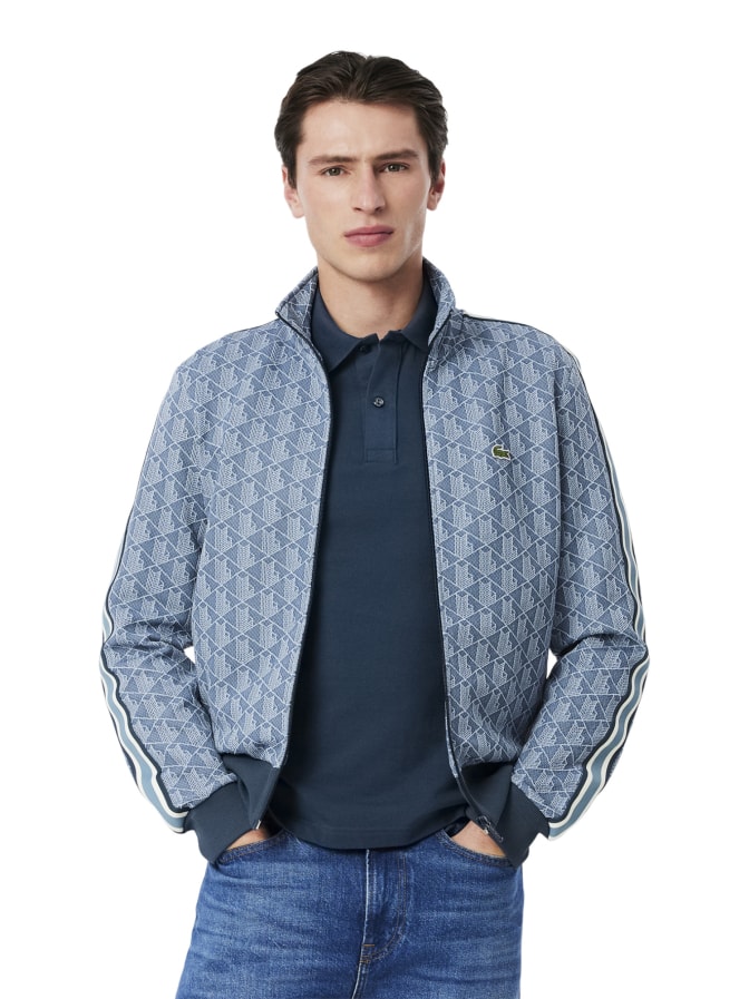 LACOSTE Trainingsjacke aus Jacquard bei Robert Ley