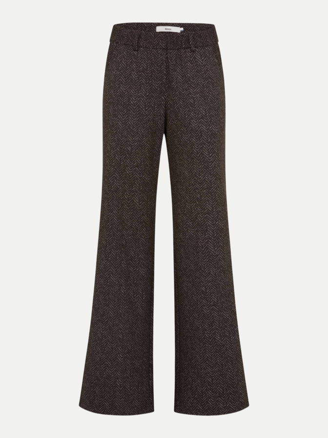 Brax Palazzohose MAINE mit Fischgrät-Muster bei Robert Ley