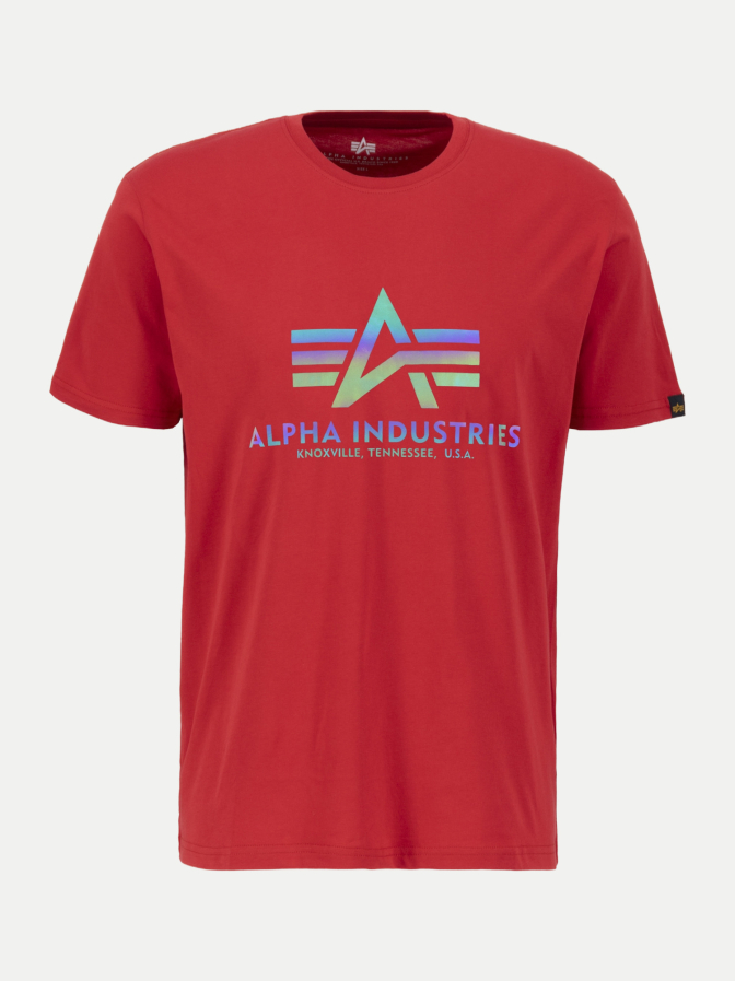Alpha Industries Basic T-Shirt Rainbow Ref. bei Robert Ley