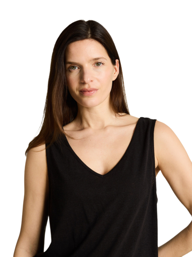 Tom Tailor Casual Top mit doppelten V-Ausschnitt bei Robert Ley