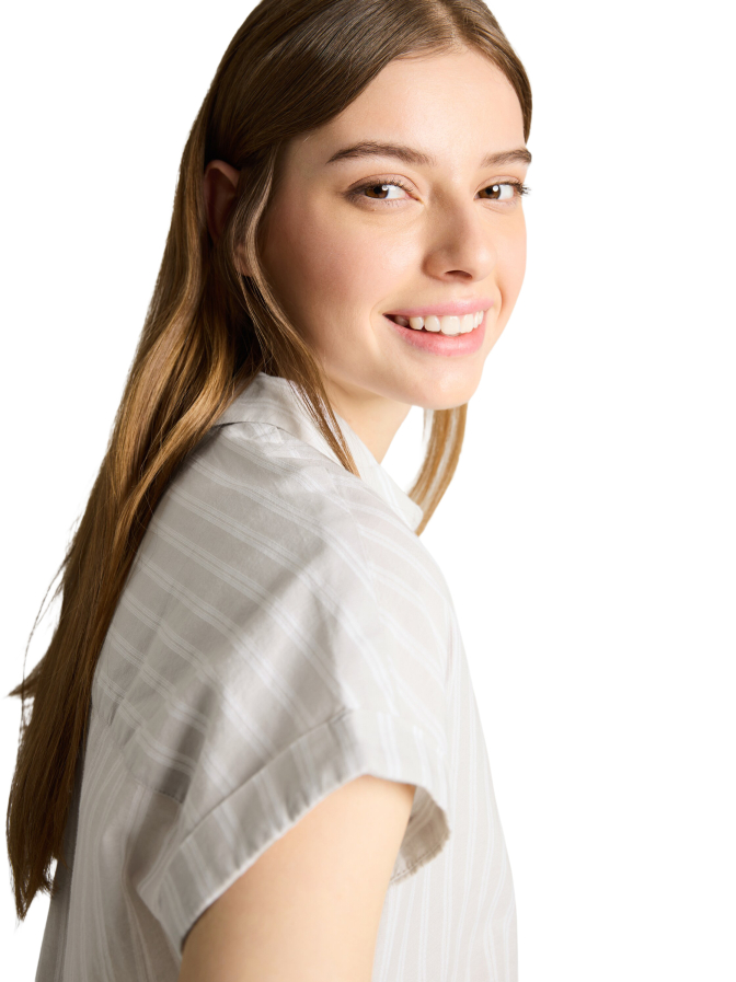 Tom Tailor Denim Bluse mit Streifenmuster bei Robert Ley