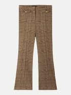 Cambio Hose mit Bügelfalte Kariert 833 check caramello/burgundy-Cambio bei Robert Ley