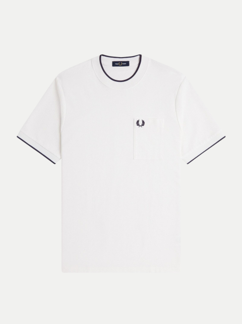 FRED PERRY T-Shirt Piqué mit Brusttasche bei Robert Ley