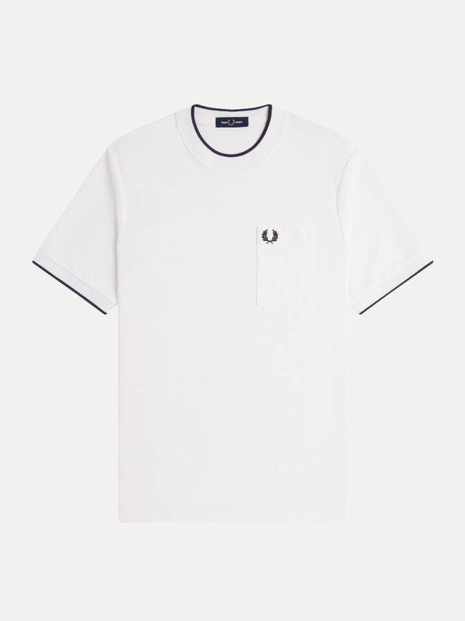 FRED PERRY T-Shirt Piqué mit Brusttasche bei Robert Ley