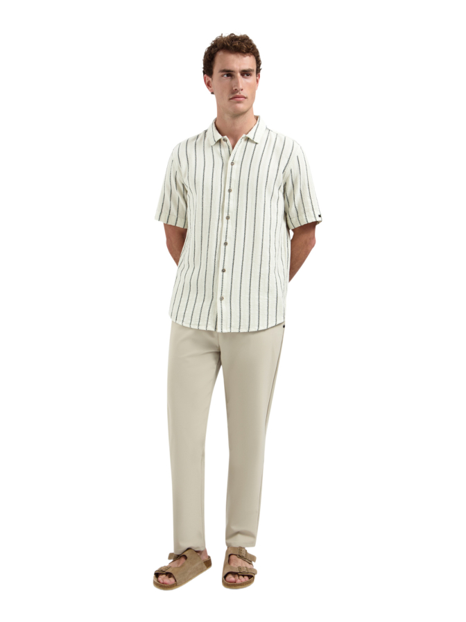 NO EXCESS Kurzarm Hemd mit Streifen Muster bei Robert Ley