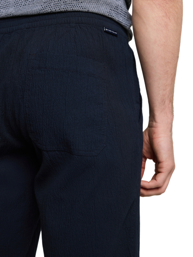 Tom Tailor Casual Regular-Fit Shorts in Seersucker-Qualität bei Robert Ley