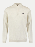 NO EXCESS Pullover mit halbem Reißverschluss 108-Kit Melange bei Robert Ley