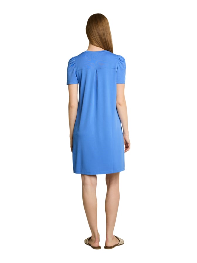 Tom Tailor Denim T-Shirt Kleid mit Puffärmeln bei Robert Ley
