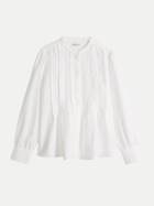 Marc O'Polo Leinenbluse 0163-White bei Robert Ley