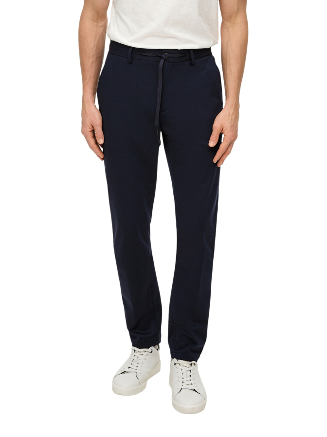 s.Oliver BLACK LABEL Slim-Fit Anzughose aus Stretch-Jersey bei Robert Ley