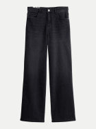 Opus Wide-Leg Jeans Mivy 70393-dark grey bei Robert Ley